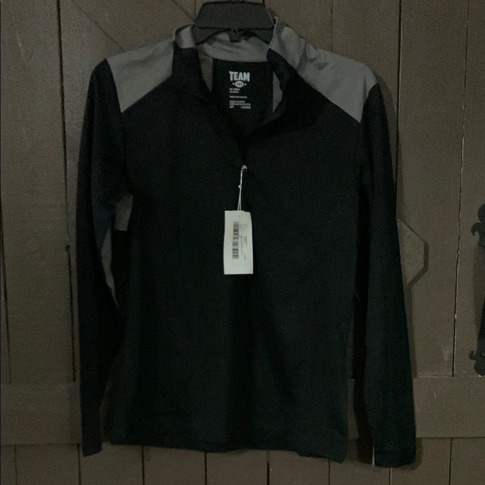 Team 365 - Women's Black and Gray Long Sleeve Top
